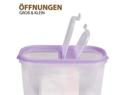 Bestlivings Frischhaltebox Schüttdose 2,8 Liter 1er Pack Lila