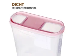 Bestlivings Frischhaltebox Schüttdose 4,5 Liter 2er Pack Altrose