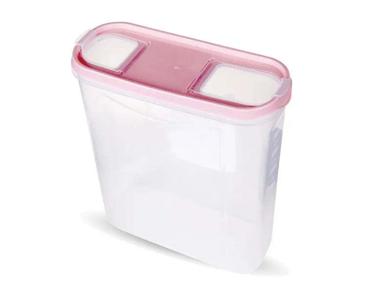 Bestlivings Frischhaltebox Schüttdose 4,5 Liter 2er Pack Altrose