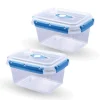 Bestlivings Frischhaltebox 1,5L Lunchbox Im Set Blau 2er Pack