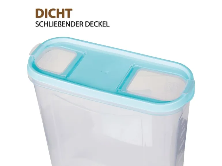 Bestlivings Frischhaltebox Schüttdose 4,5 Liter 1er Pack Türkis