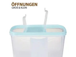 Bestlivings Frischhaltebox Schüttdose 4,5 Liter 1er Pack Türkis