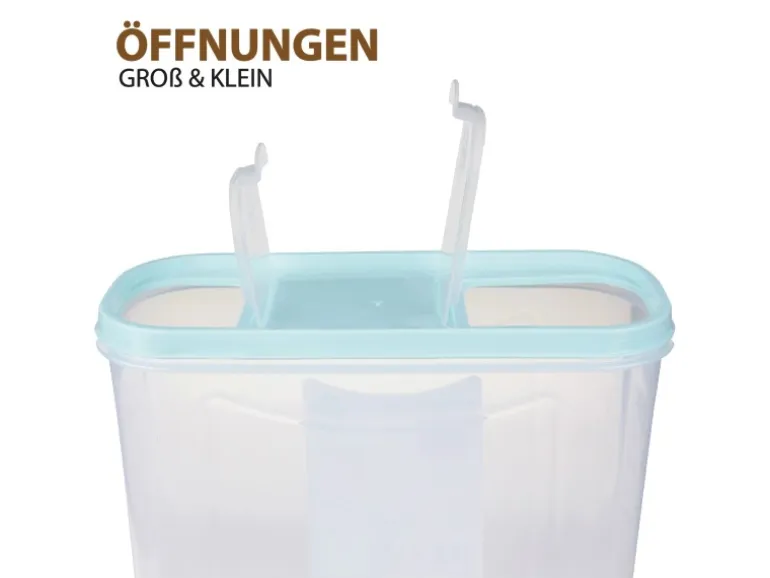 Bestlivings Frischhaltebox Schüttdose 4,5 Liter 1er Pack Türkis