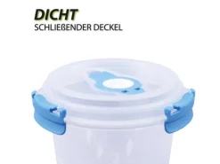Bestlivings Frischhaltebox 0,64L Joghurt Im Set Blau 2er Pack