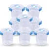Bestlivings Frischhaltebox 0,64L Joghurt Im Set Blau 8er Pack