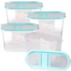 Bestlivings Frischhaltebox Schüttdose 1,4 Liter 4er Pack Türkis