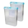 Bestlivings Frischhaltebox Schüttdose 2,8 Liter 2er Pack Türkis