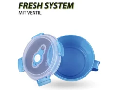 Bestlivings Frischhaltebox 0,85L Frühstücksschale Im Set Blau 8er Pack