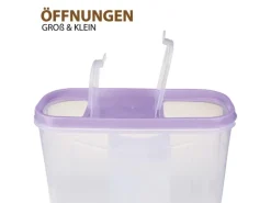 Bestlivings Frischhaltebox Schüttdose 4,5 Liter 1er Pack Lila