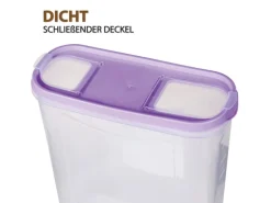 Bestlivings Frischhaltebox Schüttdose 4,5 Liter 1er Pack Lila