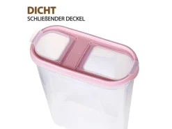 Bestlivings Frischhaltebox Schüttdose 2,8 Liter 4er Pack Altrose