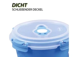 Bestlivings Frischhaltebox 0,85L Frühstücksschale Im Set Blau 2er Pack