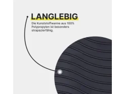 Bestlivings Schuhabtropfschale Fußmatte Schuhschale XXL 78 cm x 38 cm 2er Pack