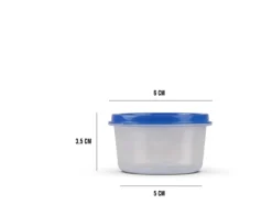 Bestlivings Vorratsdosen Kunststoff 50ml Mit Farbigen Deckel 6 x 35 cm 4er Pack