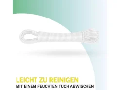 Bestlivings Wäscheleine 20 Meter x 2,2 mm 4er Pack Weiß