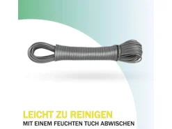 Bestlivings Wäscheleine 20 Meter x 2,2 mm 4er Pack Anthrazit