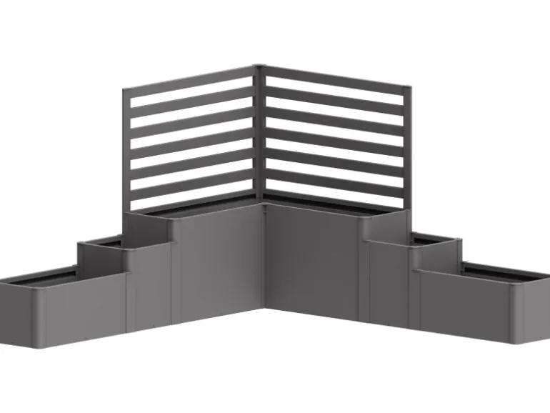 Biohort Pflanzkasten DaVinci Version 1 Quarzgrau-Metallic