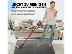 Björn&Schiller Bodenschutzmatte Plastik Grau 100 x 120 cm Kratzschutz Schreibtischunterlage