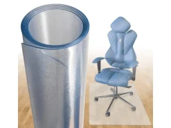 Björn&Schiller Bodenschutzmatte Plastik Transparent 100 x 120 cm Kratzschutz Schreibtischunterlage