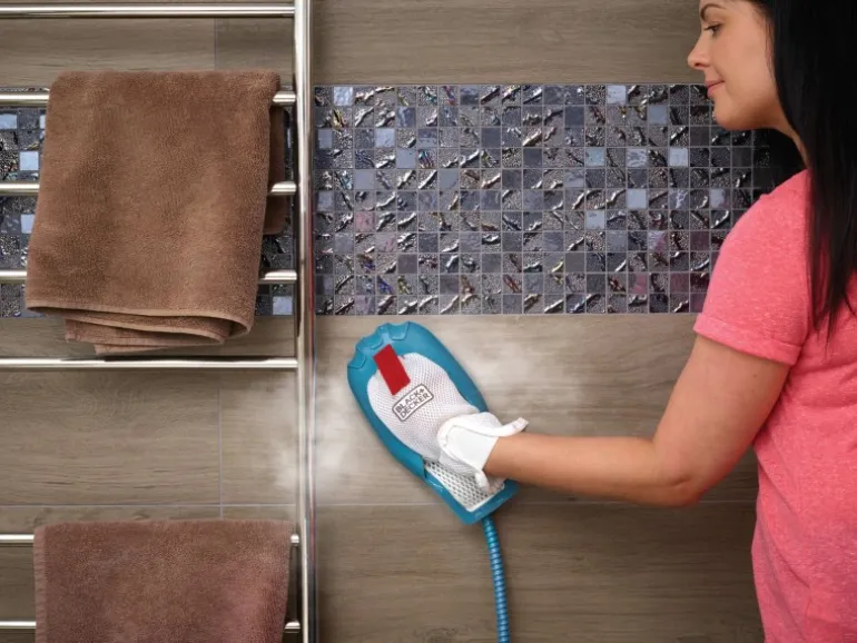 Black+Decker 15in1 Dampfbesen mit Dampfhandschuh FSMH13151SM 1.300 W