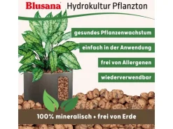 Blusana Blähton Pflanzsubstrat Pflanzton grobe Körnung 8-16 mm 50 l