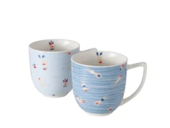 Boltze Becher Schwimmer 2-fach sortiert Ø 9,5 cm x 13 cm