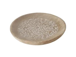 Boltze Deko-Teller Livioli Groß Ø 20 cm Natur