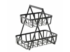 Boltze Etagere Lennja 37 cm x 23 cm x 36,5 cm Schwarz