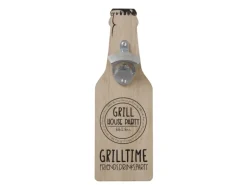 Boltze Flaschenöffner Grillhouse 2-fach Sortiert 30 cm x 10 cm x 4 cm Natur