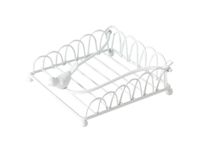 Boltze Serviettenhalter Ria 5 cm x 14 cm x 12 cm Weiß