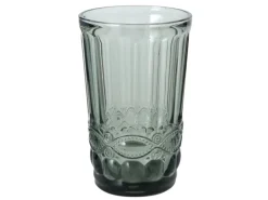 Boltze Trinkglas Aurora 2-fach Sortiert 13 cm x 8 cm x 13 cm Schwarz