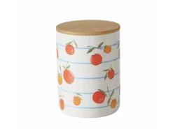 Boltze Vorratsdose Fruits 2-fach Sortiert 16 cm x 12 cm x 16 cm Orange