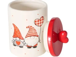 Boltze Xmas Vorratsdose Smilla S Rot-Weiß