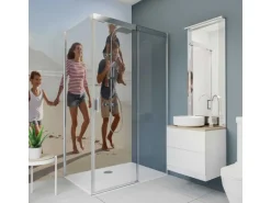 Breuer Duschrückwand Individual Fotodruck Seidenmatt 100 cm x 255 cm