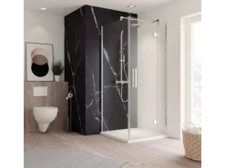 Breuer Duschrückwand Marmor Aluminium 255 cm x 150 cm