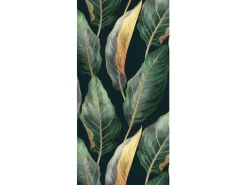 Breuer Duschrückwand Seidenmatt Blätter Vintage 100 cm x 255 cm