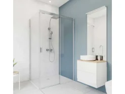 Breuer Duschrückwand Stein-Optik Quick 72 Marmor Weiß 100x210 cm