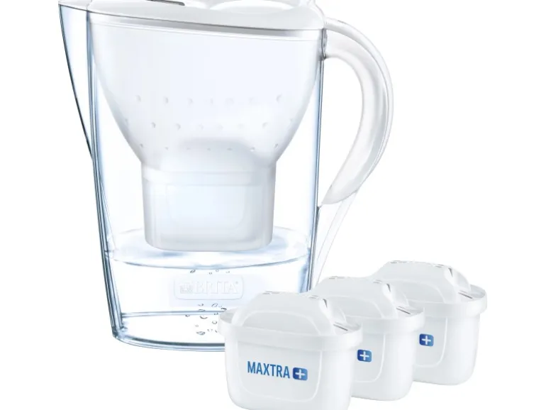 Brita Wasserfilter-Kanne Marella Weiß inkl. 3 Maxtra+