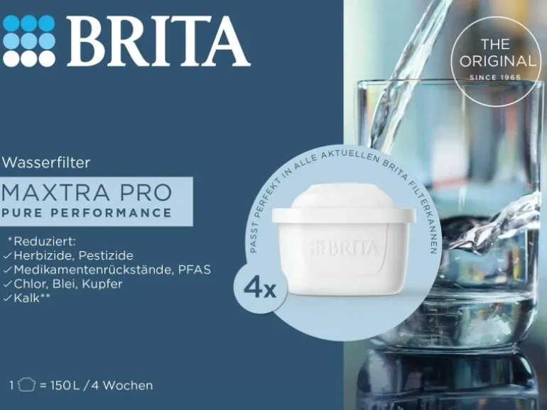 Brita Wasserfilter-Kartusche Maxtra Pro Pure Performance 4er Pack