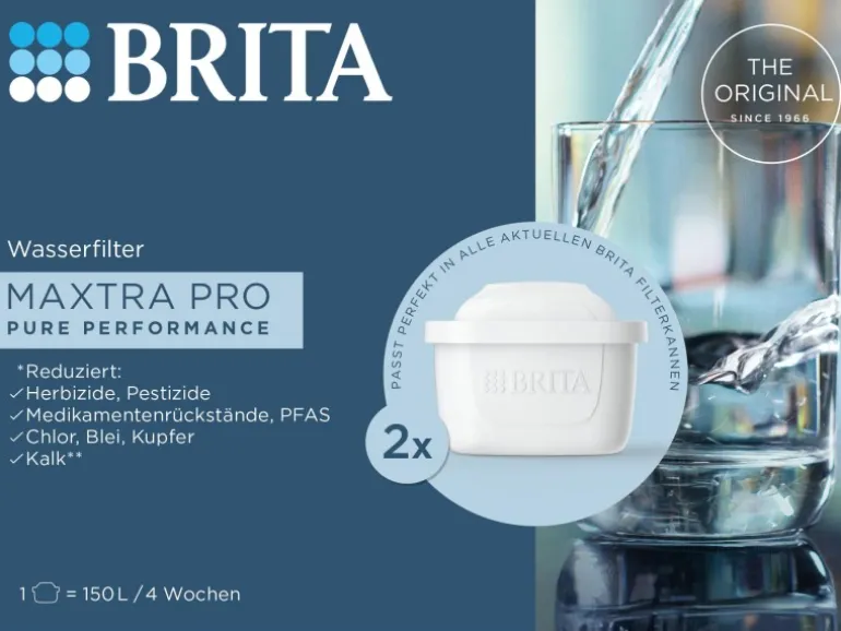 Brita Wasserfilter-Kartusche Maxtra Pro Pure Performance 2er Pack