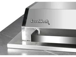 Buschbeck Outdoorküche Derby aus Keramikverkleidung Weiß inkl. Wetterschutzhülle