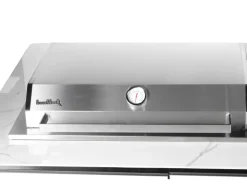 Buschbeck Outdoorküche Sheffield Keramikverkleidung Grau inkl. Wetterschutzhülle