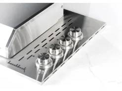 Buschbeck Outdoorküche Sheffield Keramikverkleidung Grau inkl. Wetterschutzhülle