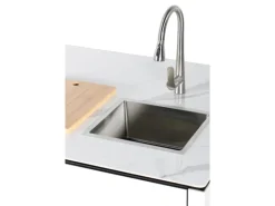 Buschbeck Outdoorküche Sheffield Keramikverkleidung Grau inkl. Wetterschutzhülle