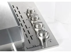 Buschbeck Outdoorküche Sheffield Keramikverkleidung Grau inkl. Wetterschutzhülle