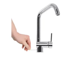 Calmwaters Küchenarmatur Honest Extra Chrom Vorfensterarmatur Abnehmbar 12PZ5070