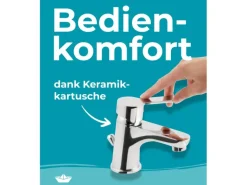 Calmwaters Waschtischarmatur Original Chrom Excentergarnitur 14PZ2540