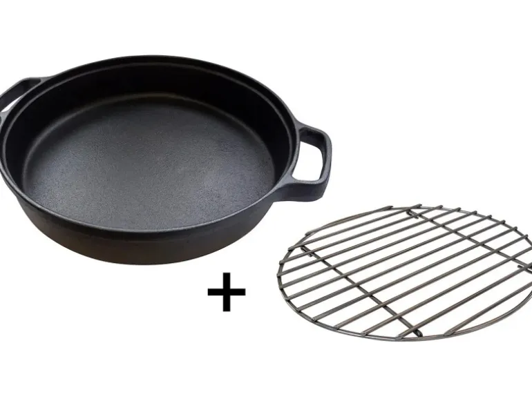 Campingaz Culinary Modular Gusseiserne Pfanne mit Grillrost