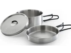 Campingaz Trekking-Geschirrset 3-teilig Silber-Schwarz