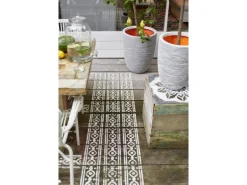 Capi Pflanztopf Nature Rib Elegant niedrig Riffel Ø 46 cm x 58 cm Elfenbein